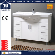 Modern Design Floor Mounted MDF Bathroom Vantiy Furniture